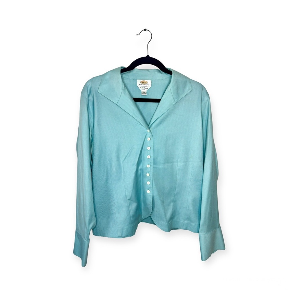 Talbots Blue Blouse
